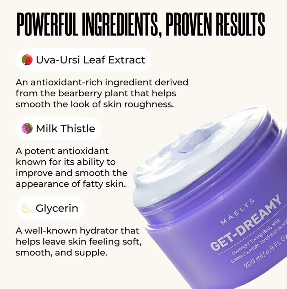 MAELYS GET-DREAMY Overnight Toning Body Whip